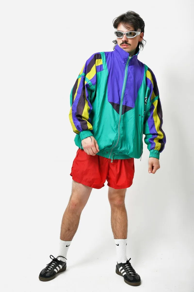 90s oversized windbreaker multi