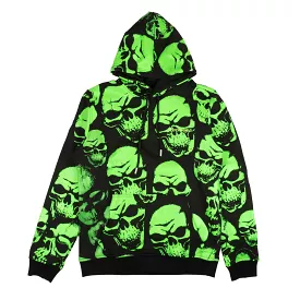 95-PSY-1001/M PSY_SKULL_HOODIE PSYCHWORLD Skull Logo Hoodie