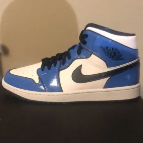 Air jordan 1 mid signal blue