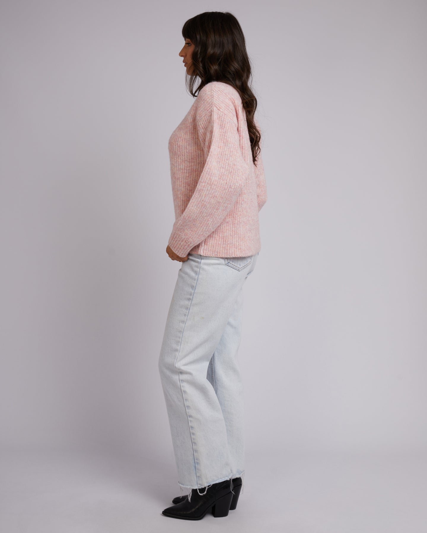 All about Eve Joey Knit Crew - Pink