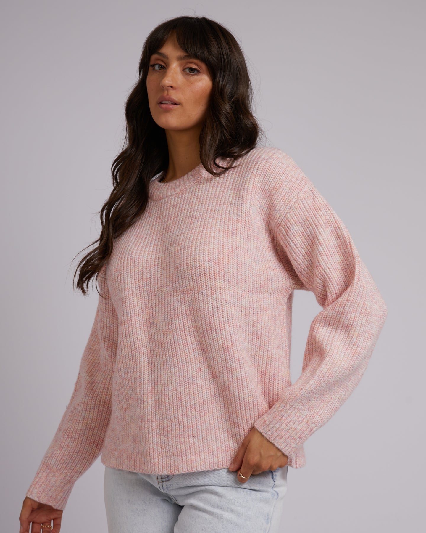 All about Eve Joey Knit Crew - Pink