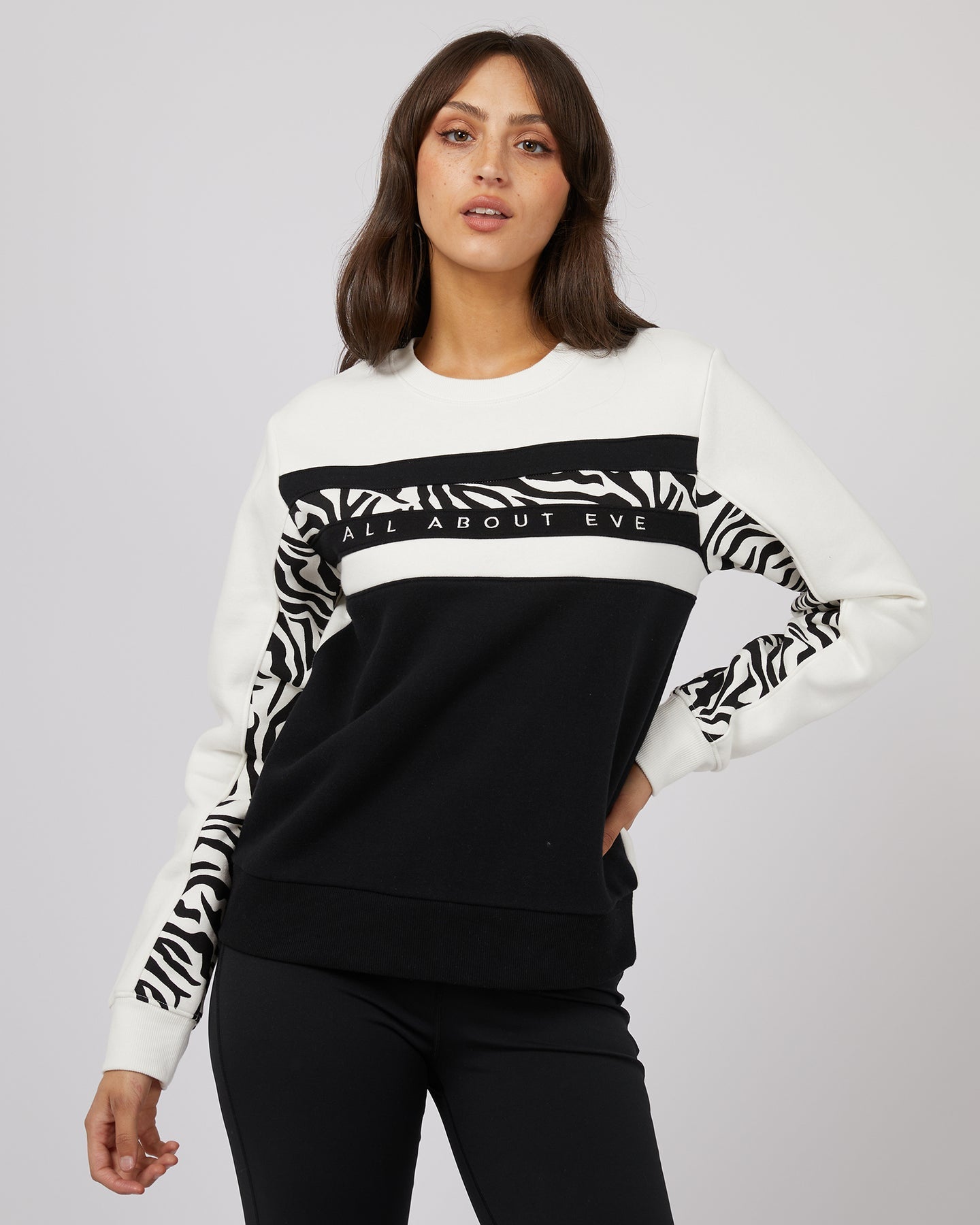 All about Eve Parker Contrast Crew