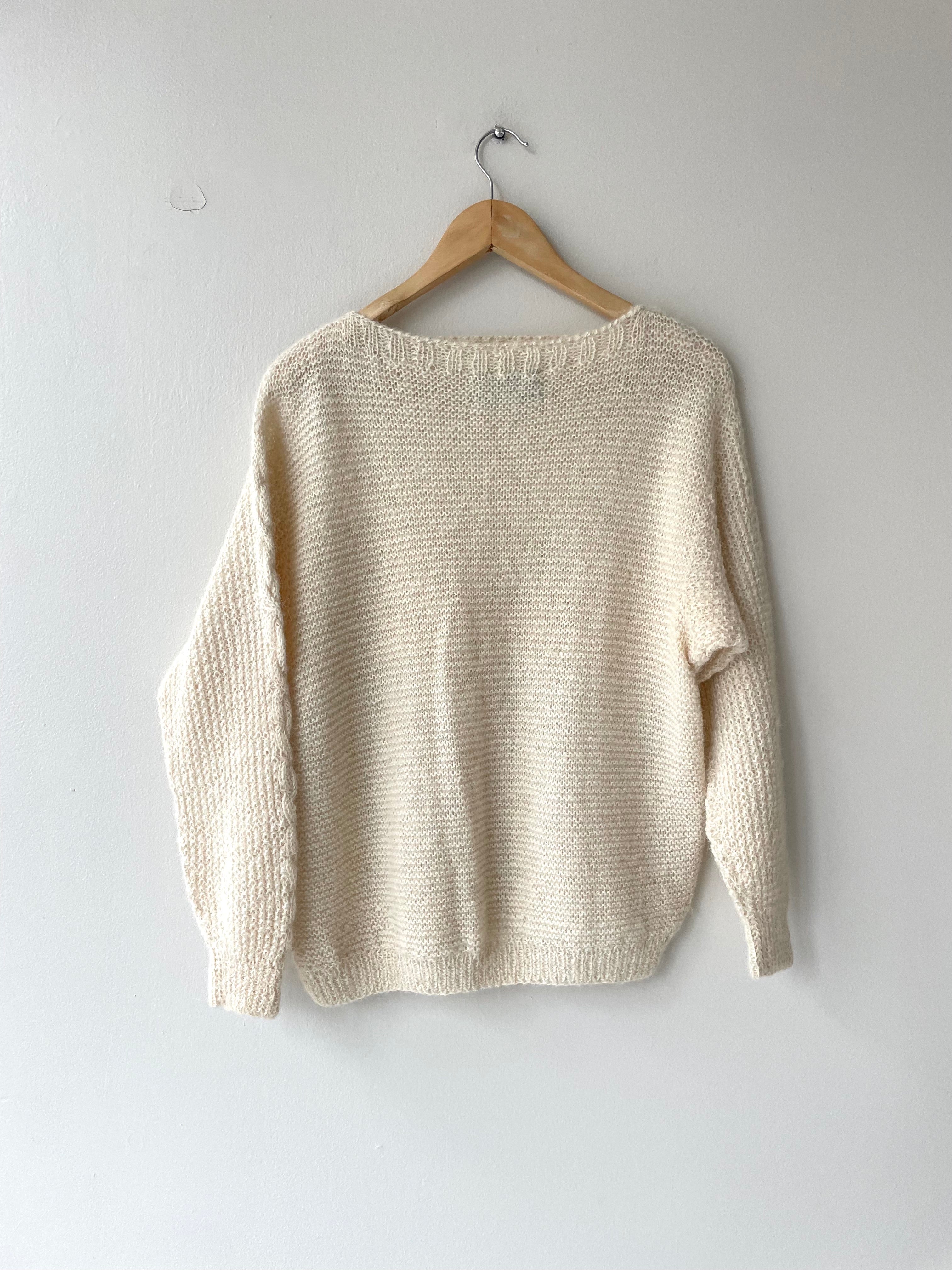 Alpaca Lace Knit Sweater | 1970s