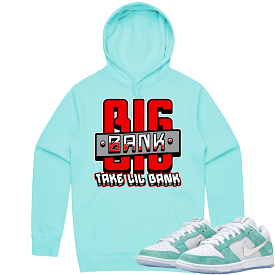 April Dunks Hoodie to Match - RED BIG BANK