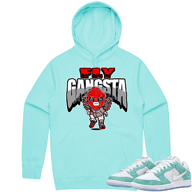 April Dunks Hoodie to Match - RED FLY GANGSTA