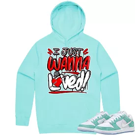 April Dunks Hoodie to Match - RED LOVED