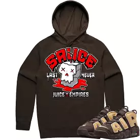 Baroque Brown Uptempos Hoodie to Match - RED SAUCE