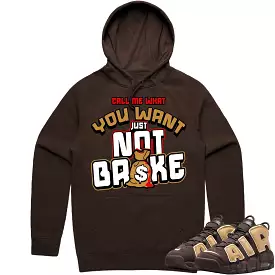 Baroque Brown Uptempos Hoodie to Match - WHEAT NOT BROKE