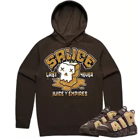 Baroque Brown Uptempos Hoodie to Match - WHEAT SAUCE