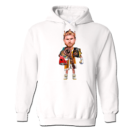 Canelo White Hoodie