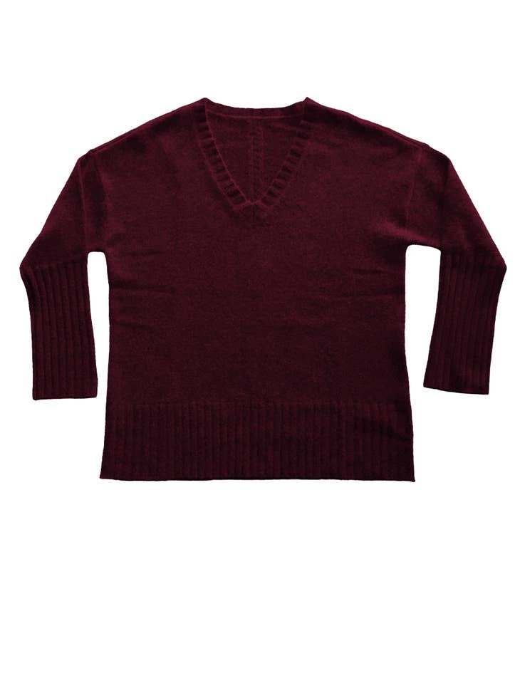 Cashmere Blend Boyfriend Sweater