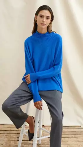 Charli Alma Sweater Cobalt Blue