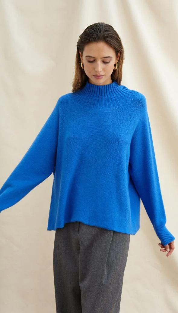 Charli Alma Sweater Cobalt Blue