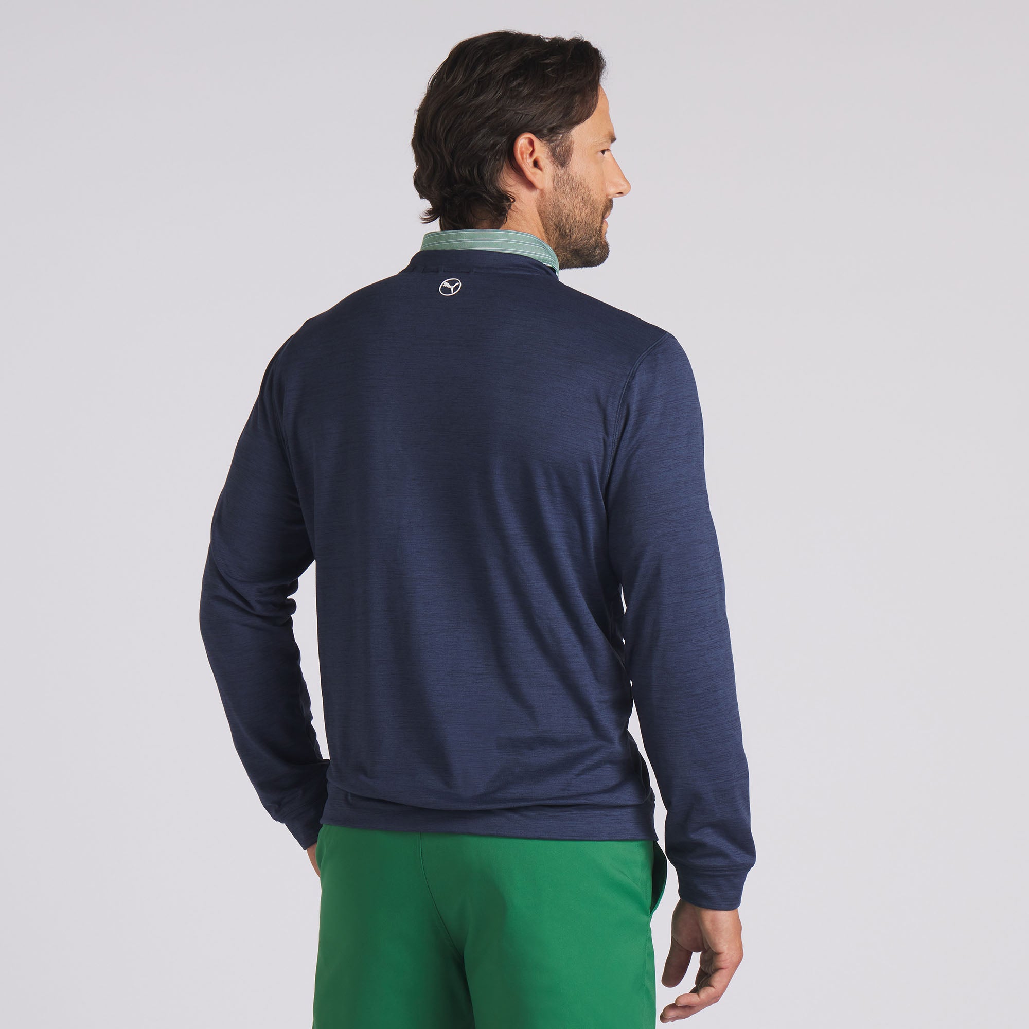 CLOUDSPUN Patch Crewneck Golf Sweater