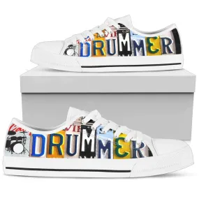 Drummer Low Top Womens Tennis Shoes