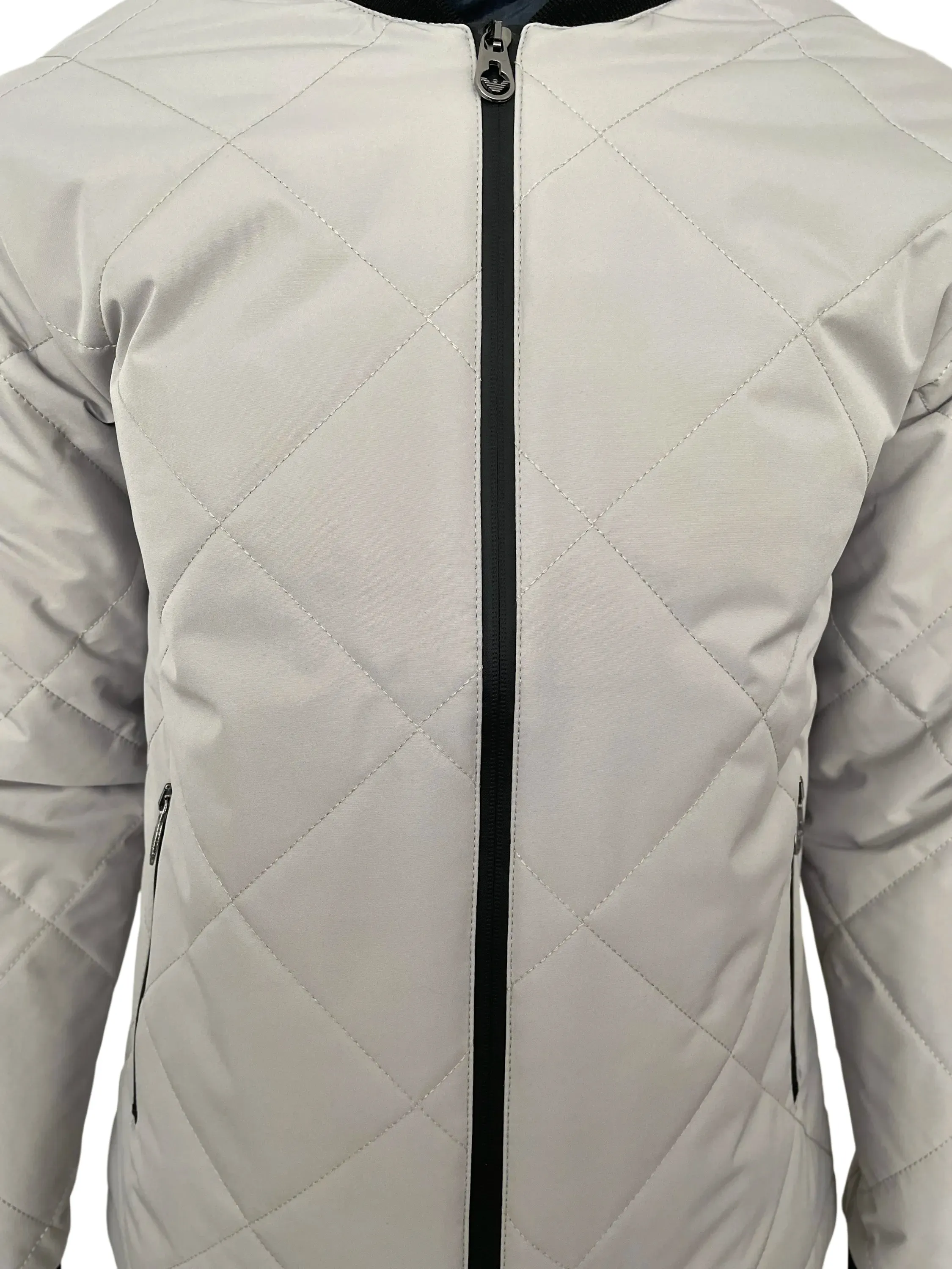 Emporio Armani Ea7 Grey Bomber Jacket