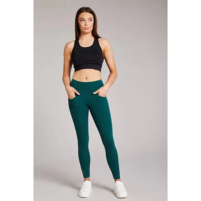 Equieire Women's EVE Compression Riding Tights - Green