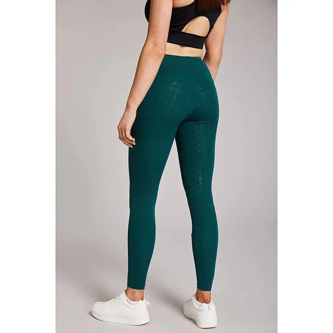 Equieire Women's EVE Compression Riding Tights - Green