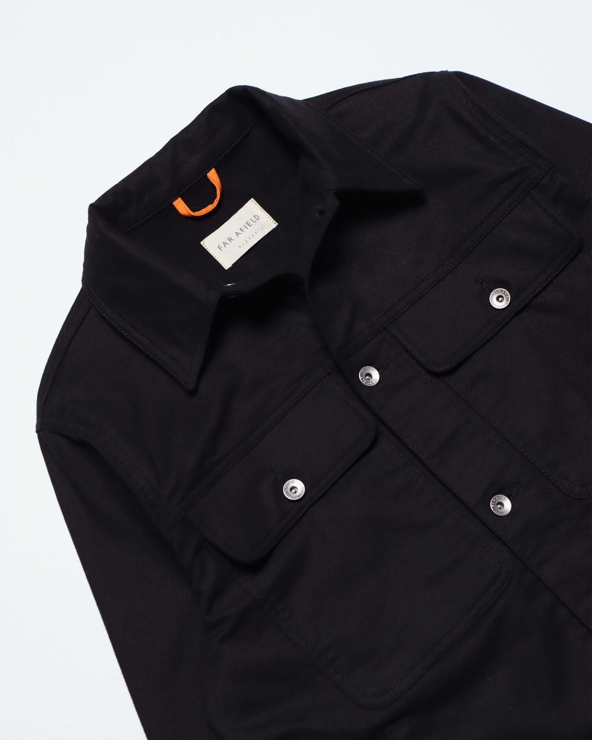 Far Afield WATTS Moleskin Jacket Meteorite Black