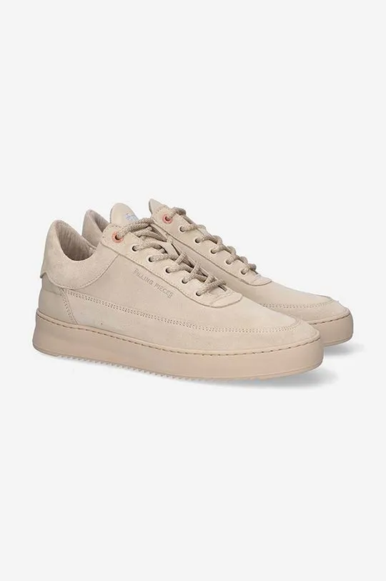 Filling Pieces leather sneakers Low Eva Suede brown color 51322791919