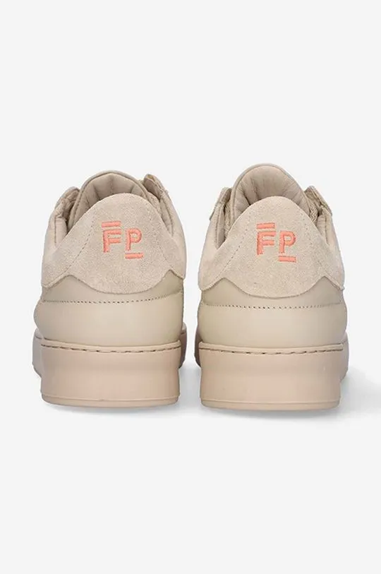 Filling Pieces leather sneakers Low Eva Suede brown color 51322791919