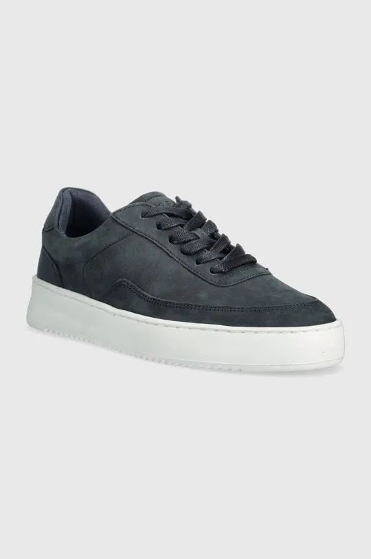 Filling Pieces suede sneakers Mondo 2.0 Ripple Nubuck navy blue color 24522841884