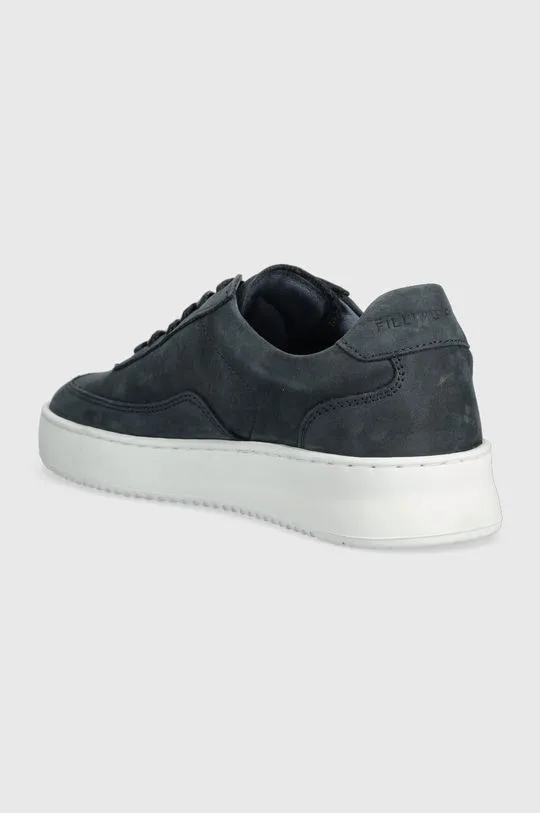 Filling Pieces suede sneakers Mondo 2.0 Ripple Nubuck navy blue color 24522841884