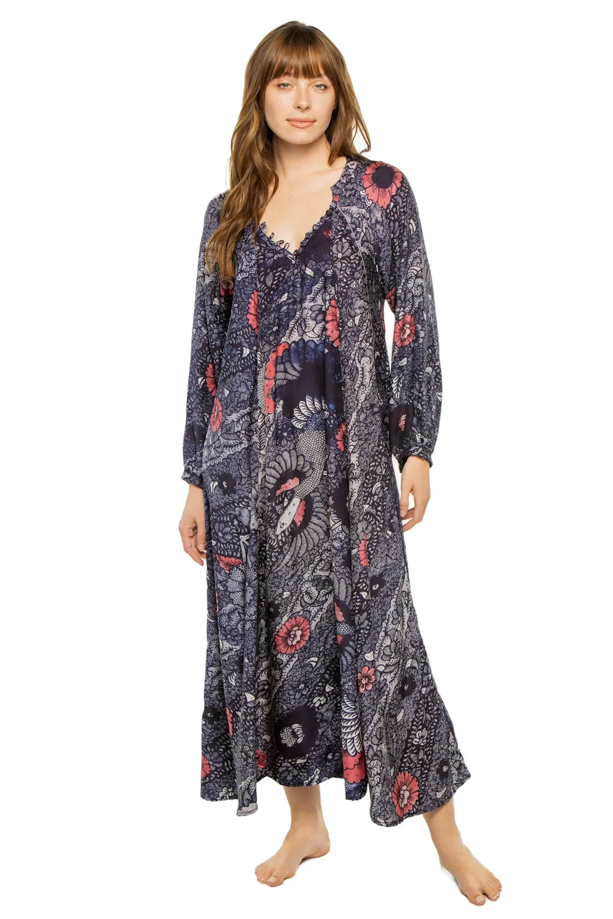 Fiore Silk Maxi Dress