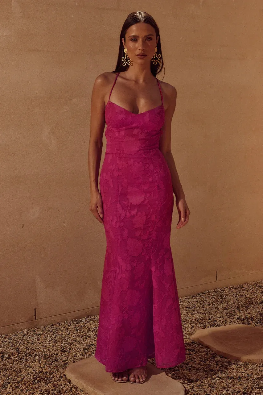 Florence Maxi Dress - Fuchsia