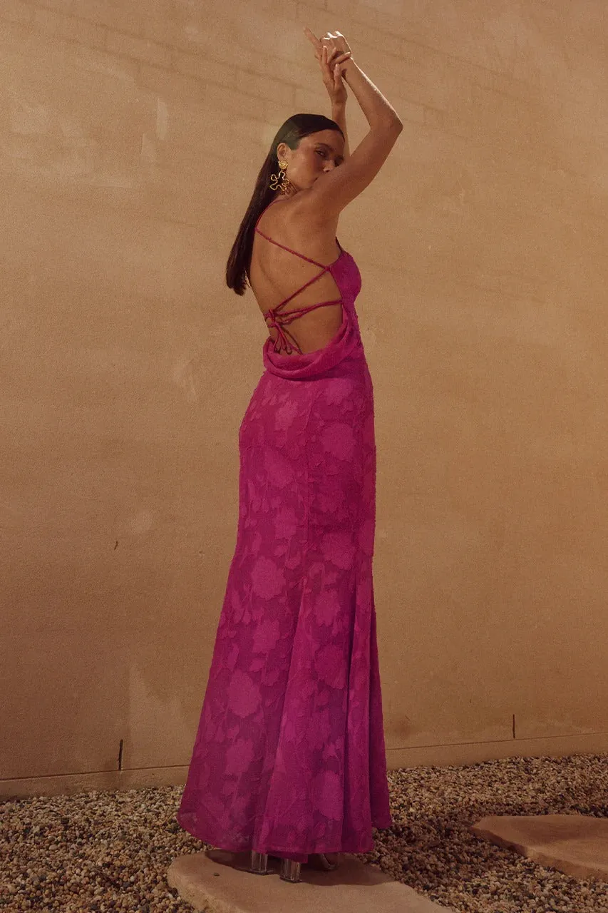 Florence Maxi Dress - Fuchsia