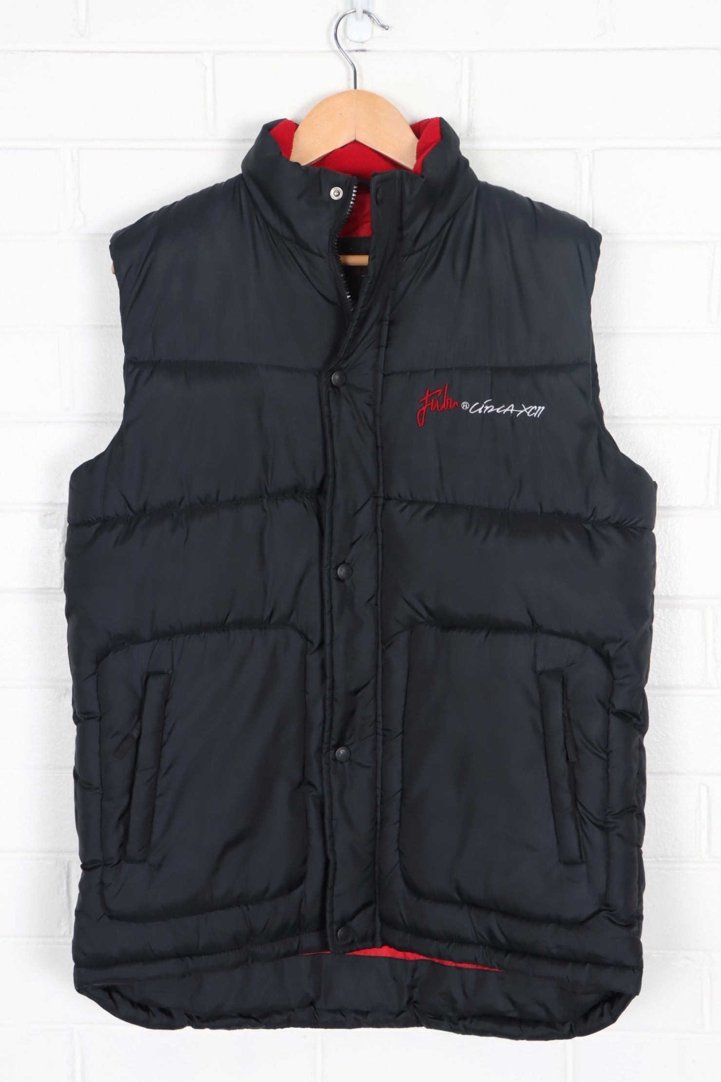 FUBU Circa XCII Embroidered Puffer Vest (L)