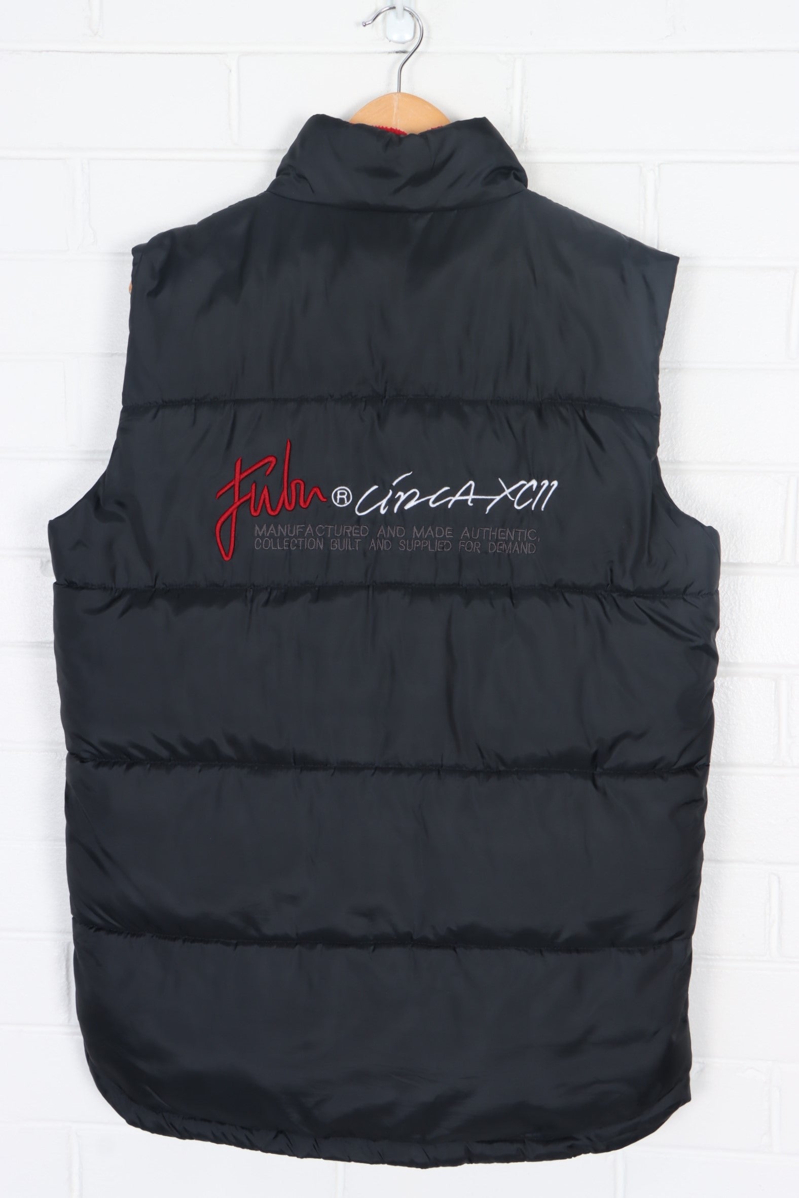 FUBU Circa XCII Embroidered Puffer Vest (L)