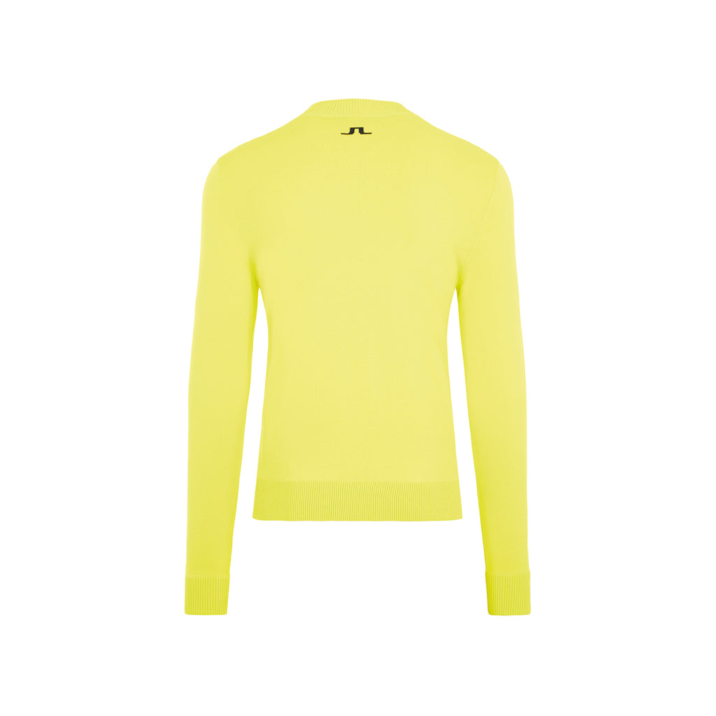 Gus Golf Sweater Leaf Yellow