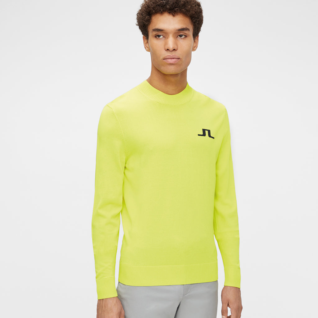 Gus Golf Sweater Leaf Yellow