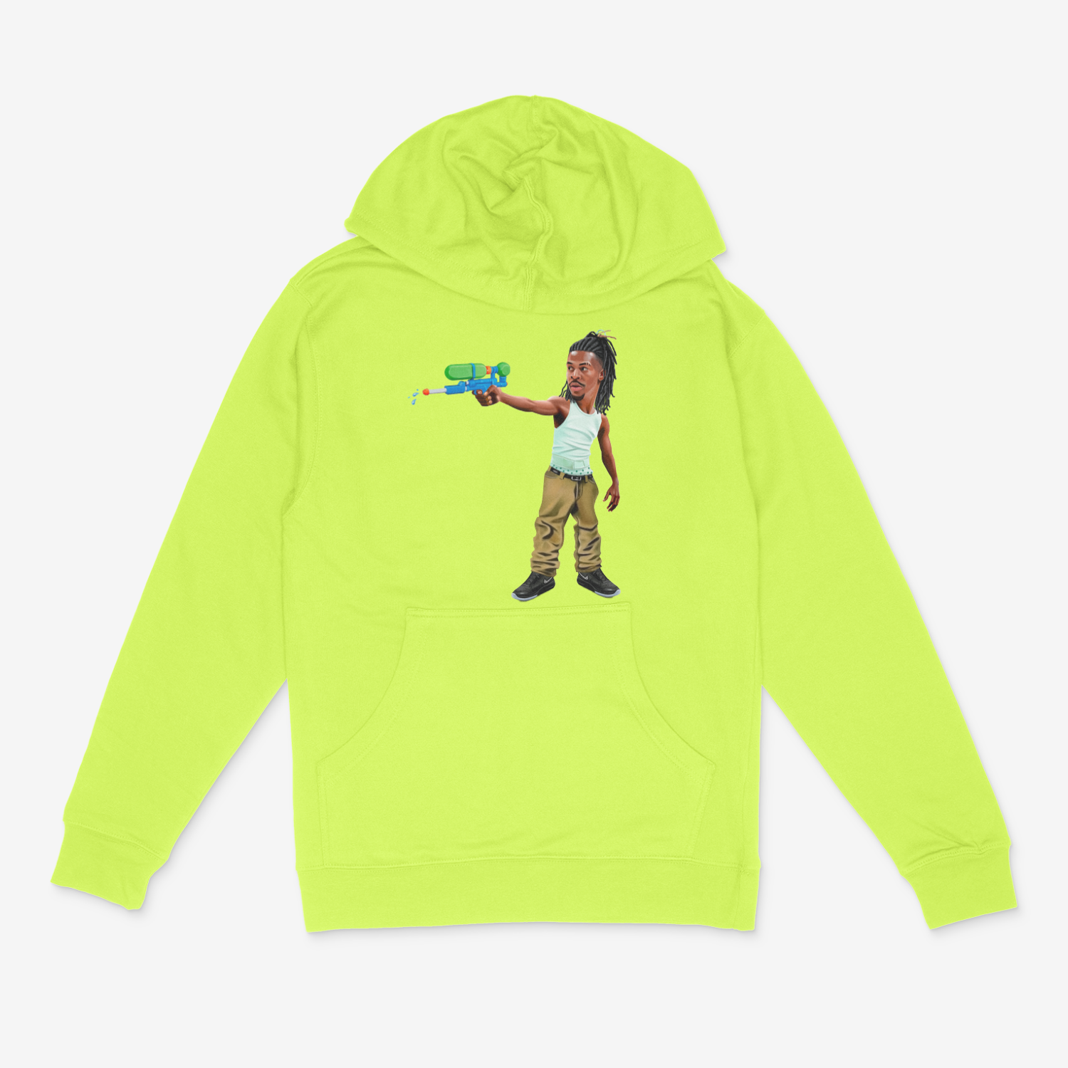 Ja Moron (Morant) Neon Yellow Super Limited  Hoodie