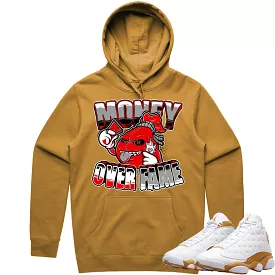 Jordan 13 Wheat 13s Hoodie to Match - RED MOF