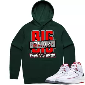 Jordan 2 Italy Origins 2s Hoodie to Match - RED BIG BANK