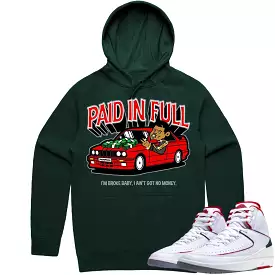 Jordan 2 Italy Origins 2s Hoodie to Match - RED PAID