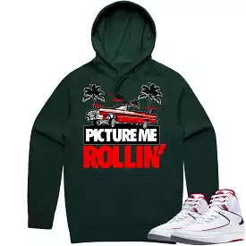 Jordan 2 Italy Origins 2s Hoodie to Match - RED PMR