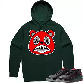 Jordan 2 Low Christmas 2s Hoodie to Match - ANGRY BAWS BEAR