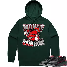 Jordan 2 Low Christmas 2s Hoodie to Match - RED MOF