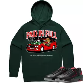 Jordan 2 Low Christmas 2s Hoodie to Match - RED PAID