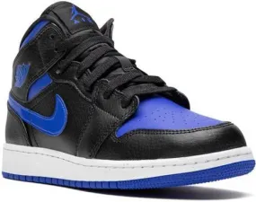 Jordan Kids Air Jordan 1 Mid Black Royal sneakers