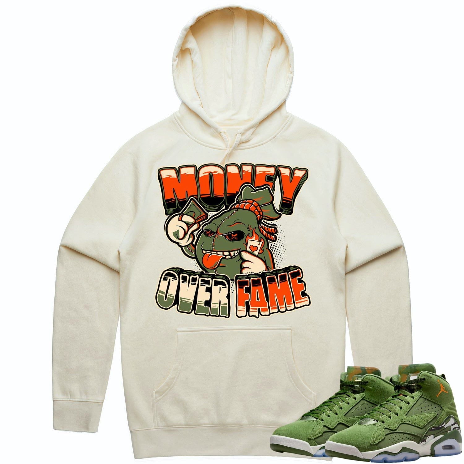 Jordan MVP 678 Sky J Olive Hoodie to Match - CELADON MOF