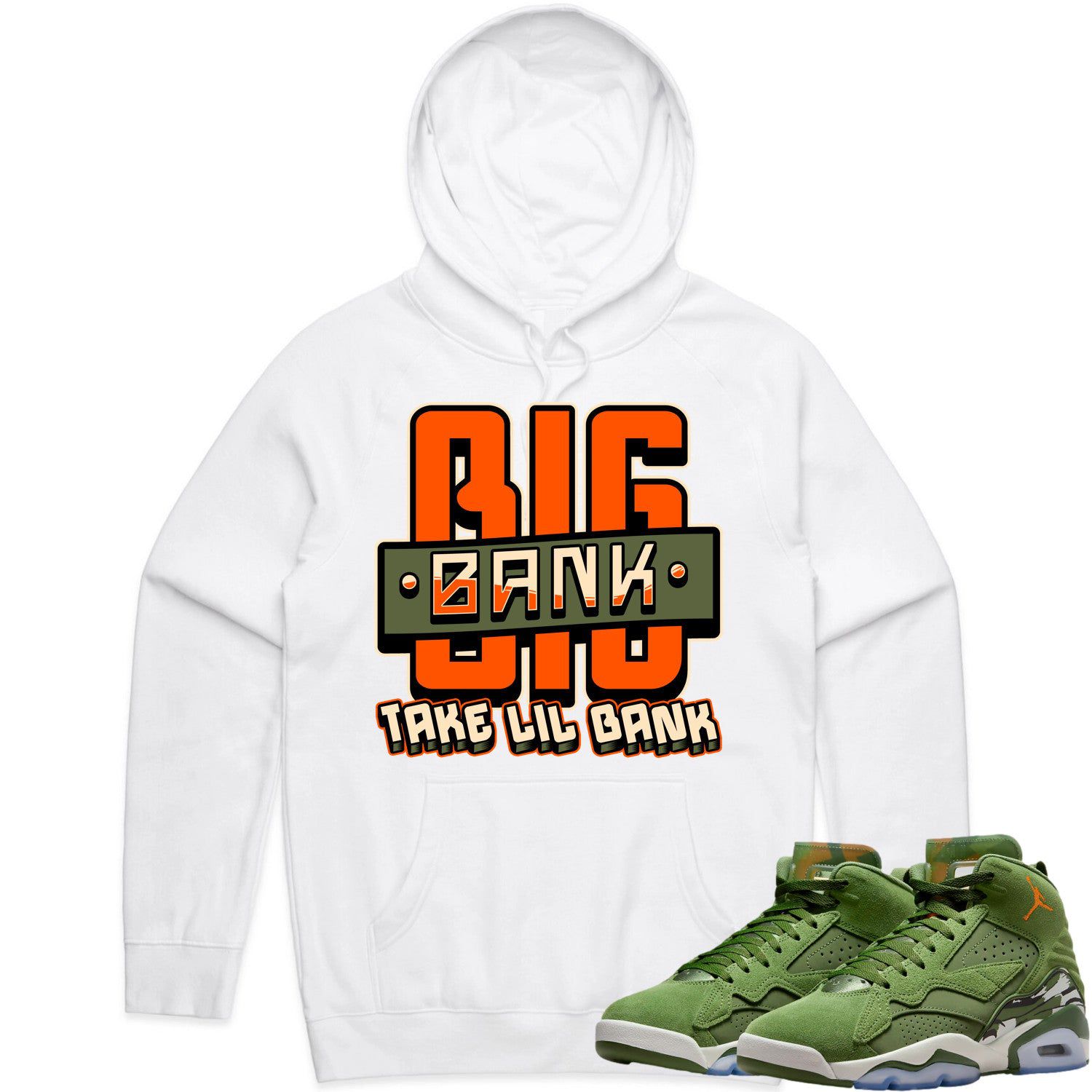 Jordan MVP Olive Sky J Hoodie to Match - CELADON BIG BANK