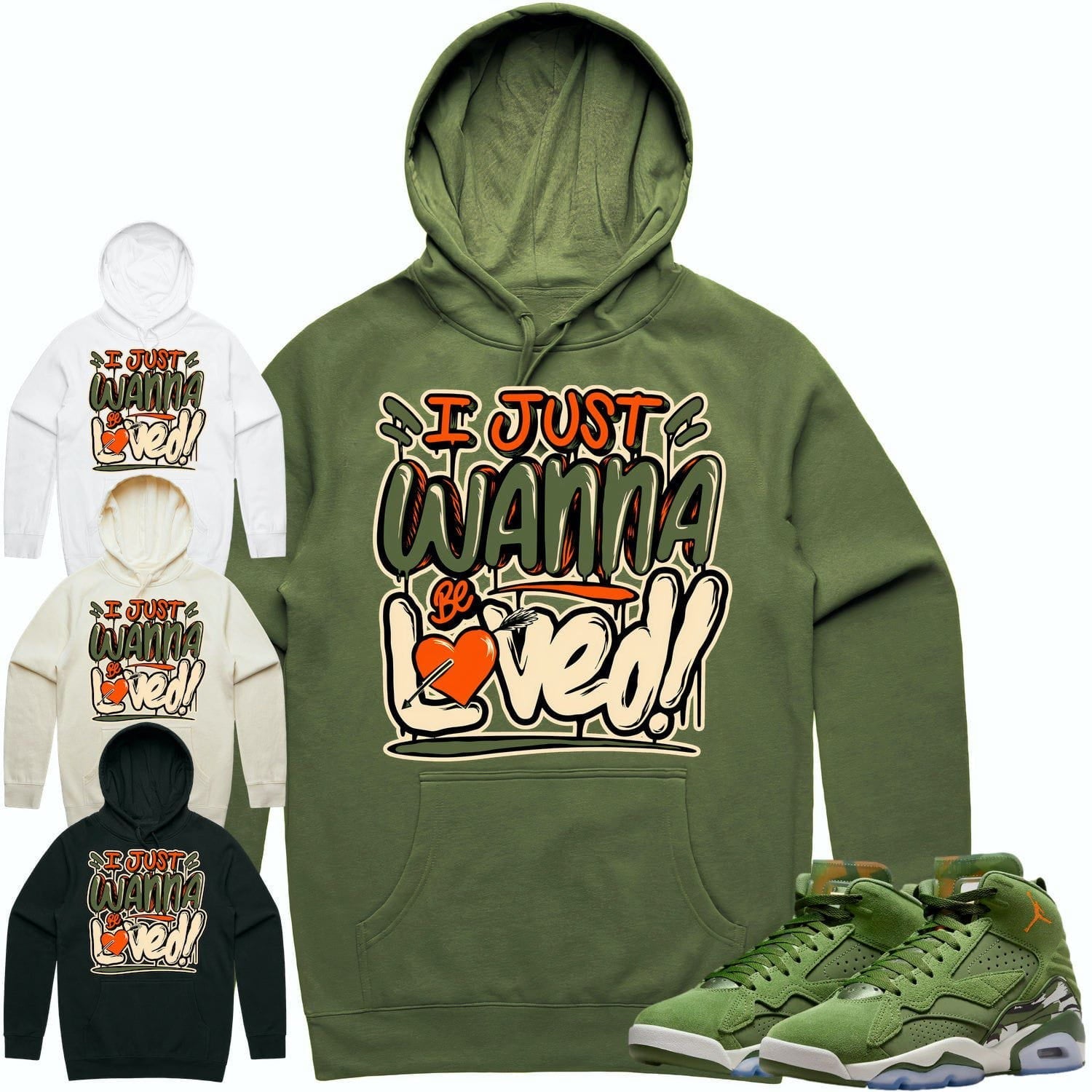 Jordan MVP Olive Sky J Hoodie to Match - CELADON LOVED