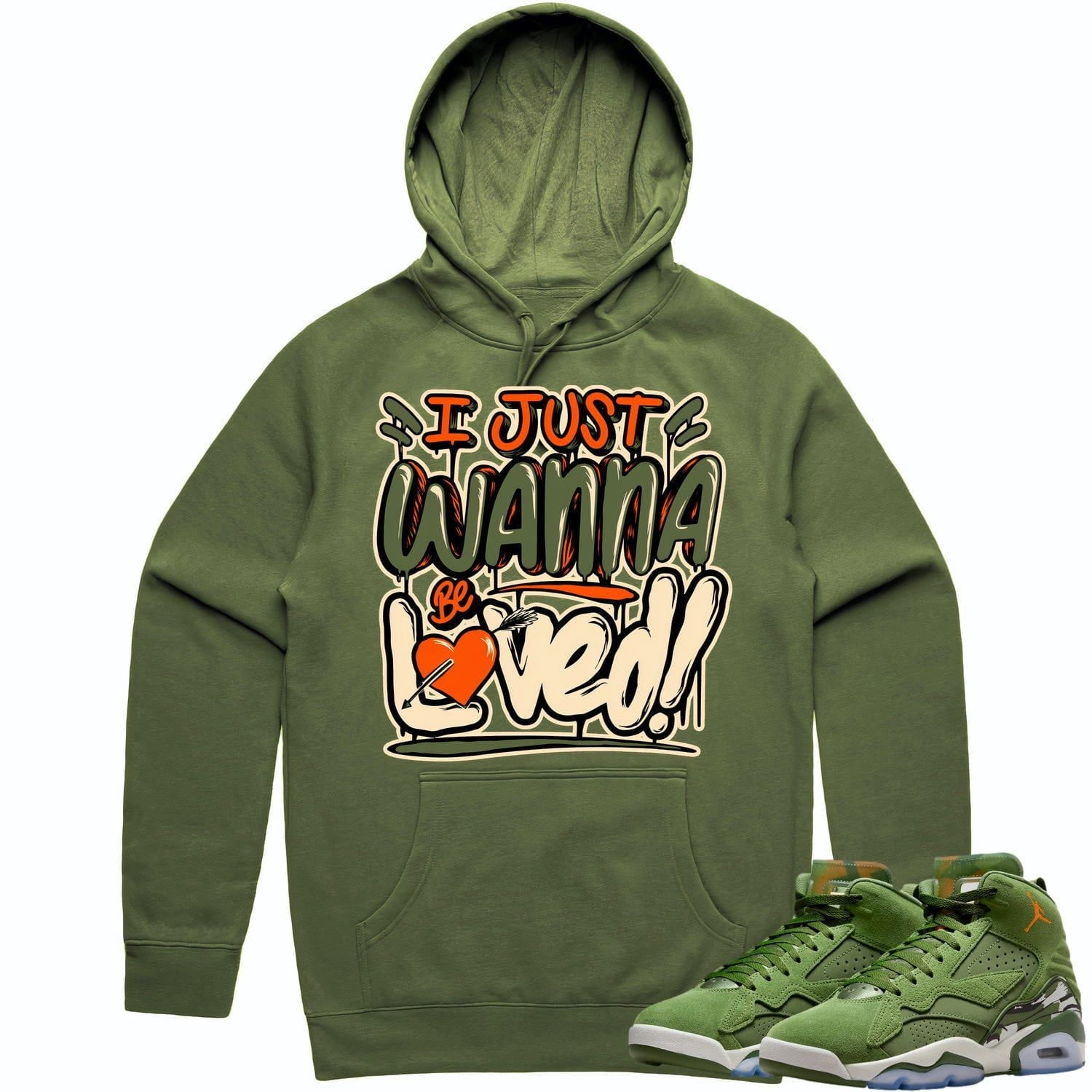 Jordan MVP Olive Sky J Hoodie to Match - CELADON LOVED