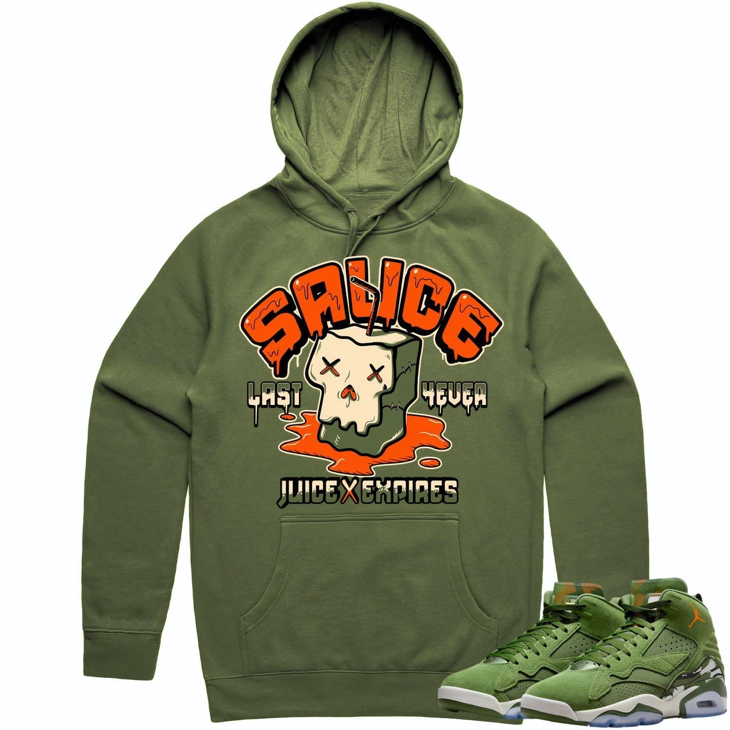 Jordan MVP Olive Sky J Hoodie to Match - CELADON SAUCE