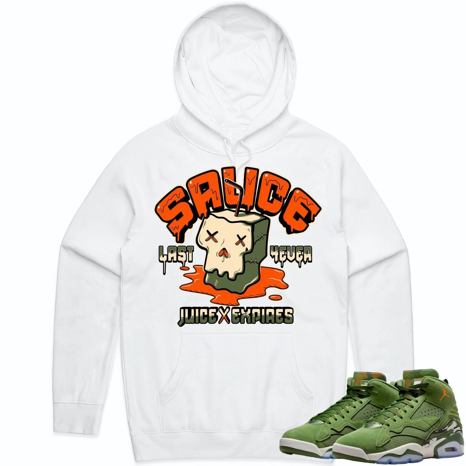 Jordan MVP Olive Sky J Hoodie to Match - CELADON SAUCE