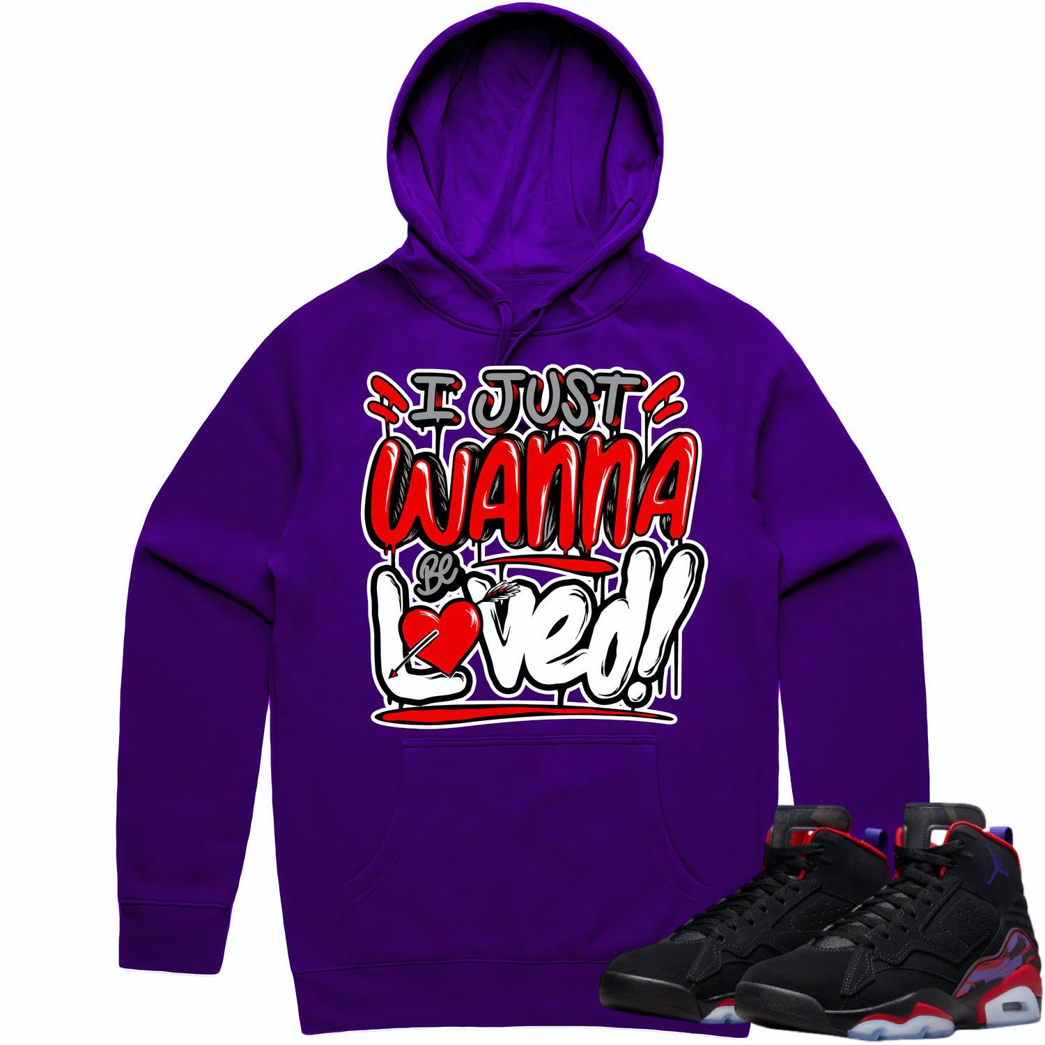 Jordan MVP Raptors Hoodie to Match - RED LOVED